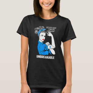 Guillain Barre Syndrome Warrior Unbreakable Awaren T-Shirt