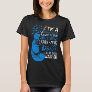 Guillain Barre Warrior Awareness Ribbon Disease T-Shirt