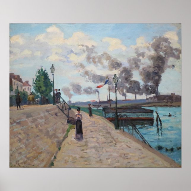Guillaumin - The Seine At Charenton Poster (Front)