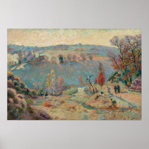Guillaumin - White Frost at Sedelle Valley Poster