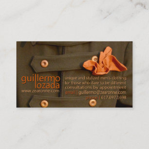 Guillermo Lozada   Zearonne.com Appointment Card