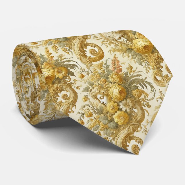 Guilt of Gold – Gothic Victorian Tie (Rolled)