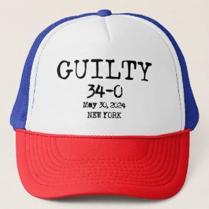 Guilty 34-0 Shirt Trucker Hat