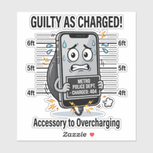 Guilty As Charged – Funny Overcharged Phone Pun
