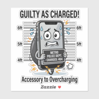 Guilty As Charged – Funny Overcharged Phone Pun