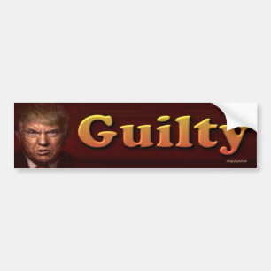 guilty bumper sticker