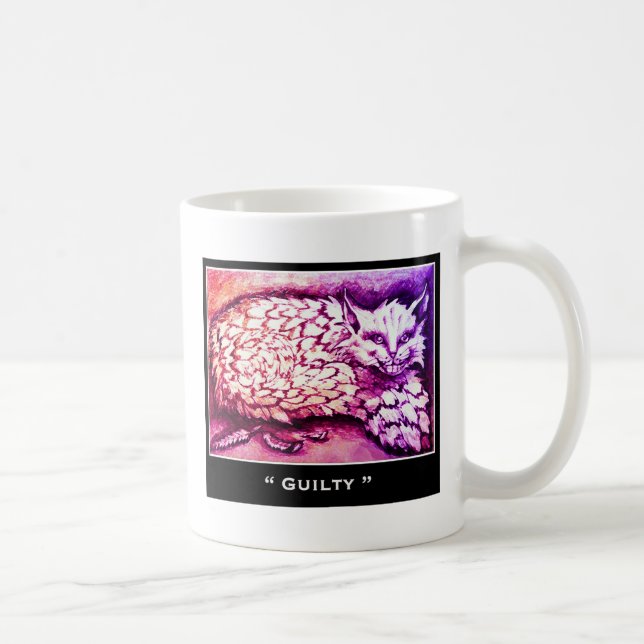 GUILTY CAT COFFEE MUG (Right)