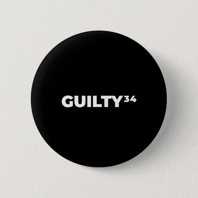 Guilty &#  Counts  6 Cm Round Badge (Front)