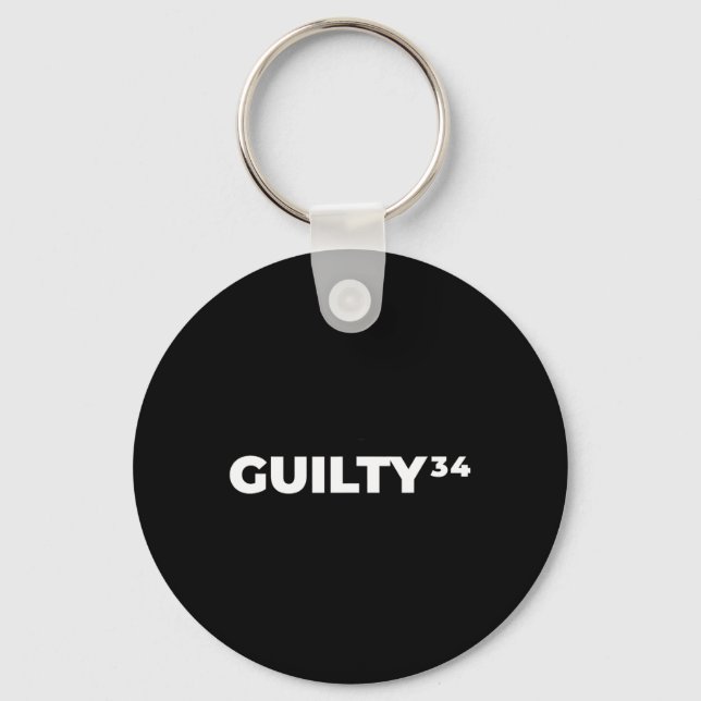 Guilty &#  Counts  Key Ring (Front)