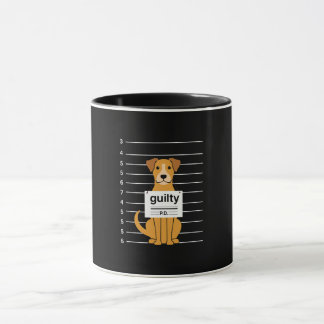 Guilty Dog Mugshot Mug