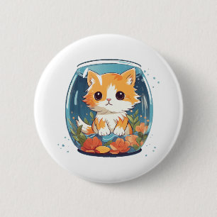 Guilty Kitty 6 Cm Round Badge