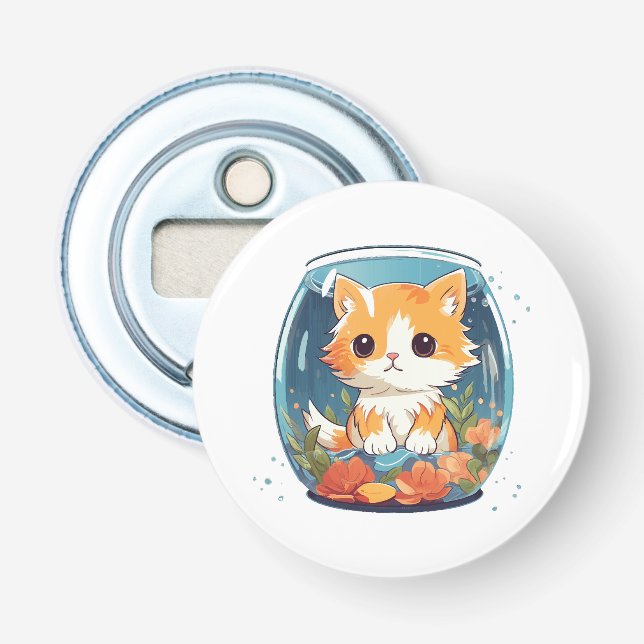 Guilty Kitty Bottle Opener (Front)