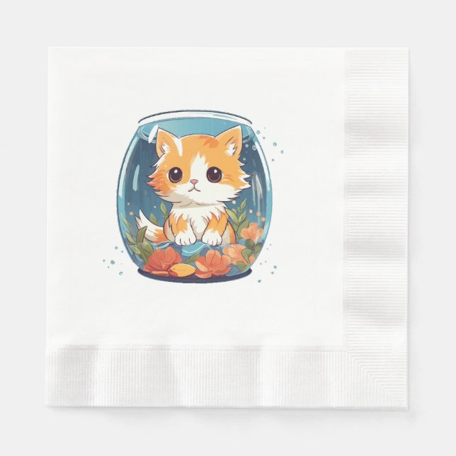 Guilty Kitty Napkin (Front)