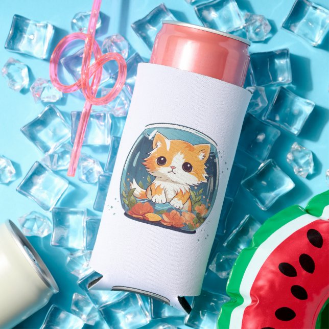 Guilty Kitty Seltzer Can Cooler (In Situ Summer)