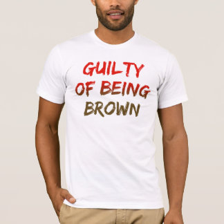 Guilty of Being Brown (Sunburst Logo) T-Shirt