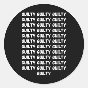 Guilty On &#; Counts Trump Verdict President 2024 Classic Round Sticker