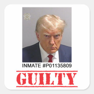 Guilty Square Sticker