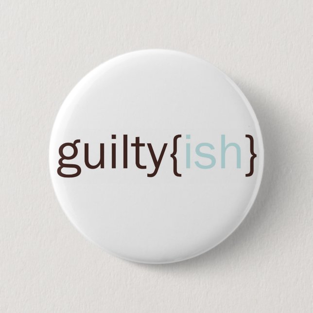 guiltyish copy 6 cm round badge (Front)