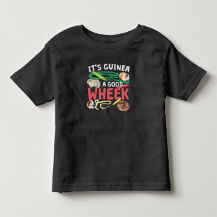 Guinea Be a Good Wheek -Guinea Pig Pun Toddler T-Shirt