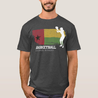 Guinea Bissau Basketball Team BBall Womens Basketb T-Shirt