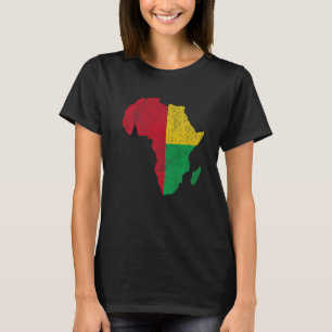 Guinea-Bissau Flag Africa Continent Gift fpr Guine T-Shirt