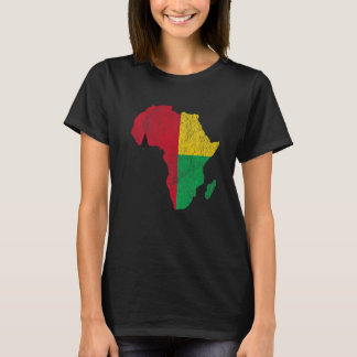 Guinea-Bissau Flag Africa Continent Gift fpr Guine T-Shirt