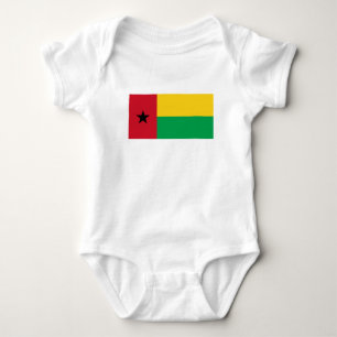Guinea Bissau Flag Baby Bodysuit