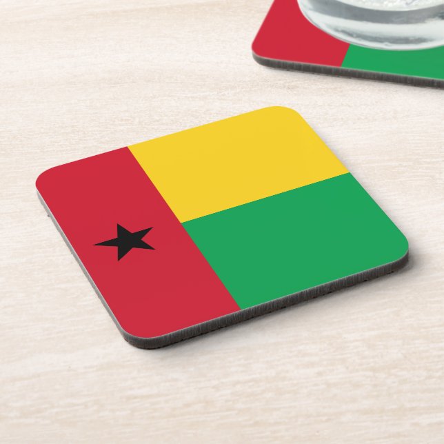 Guinea-Bissau flag Coaster (Left Side)