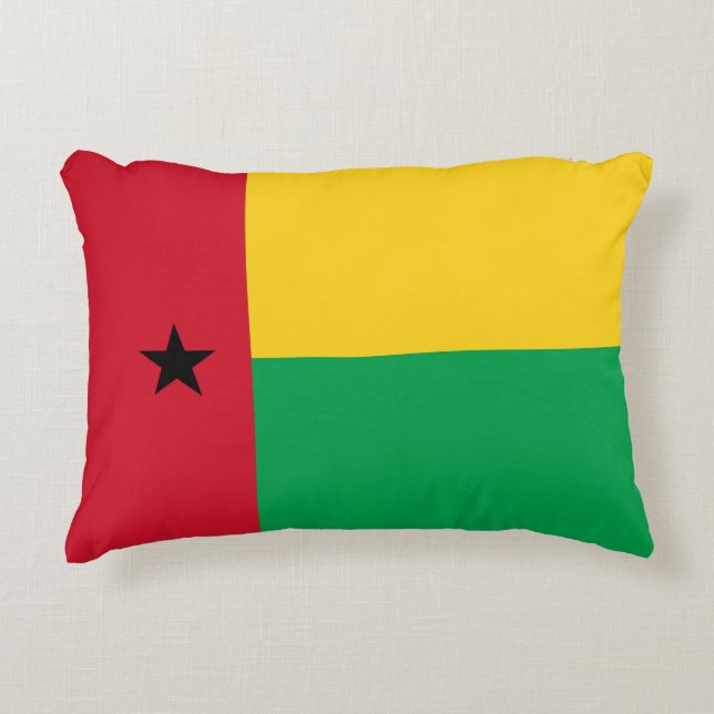 Guinea-Bissau flag Decorative Cushion (Front)