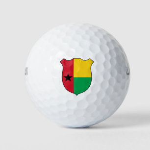 Guinea-Bissau Flag Grand Patriotic Golf Balls
