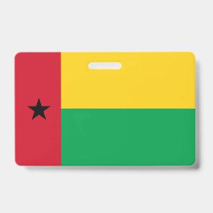 Guinea-Bissau flag ID Badge