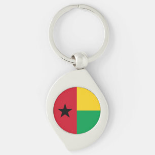 Guinea Bissau Flag Key Ring