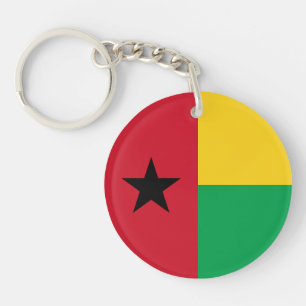 Guinea Bissau Flag Key Ring