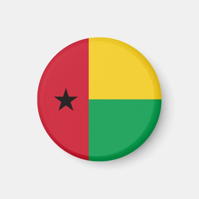 Guinea-Bissau flag Magnet (Front)