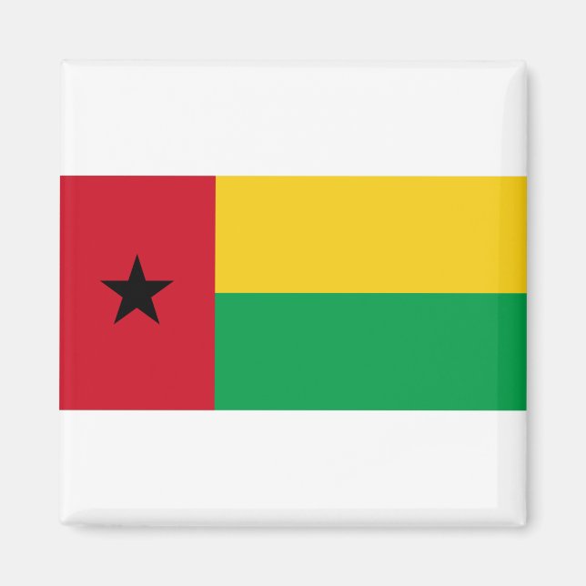 Guinea Bissau Flag Magnet (Front)