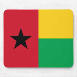 Guinea Bissau Flag Mouse Mat