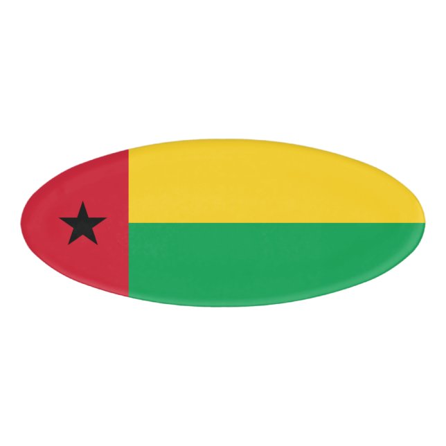 Guinea-Bissau flag Name Tag (Front)