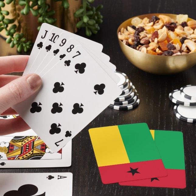 Guinea-Bissau flag Playing Cards (In Situ)
