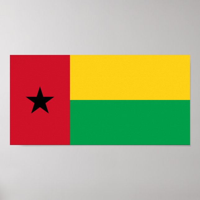 Guinea Bissau Flag Poster (Front)