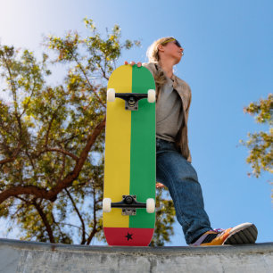 Guinea-Bissau flag Skateboard