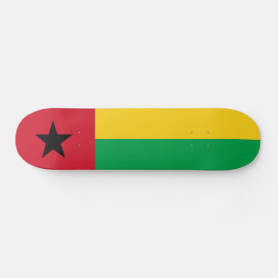 Guinea Bissau Flag Skateboard