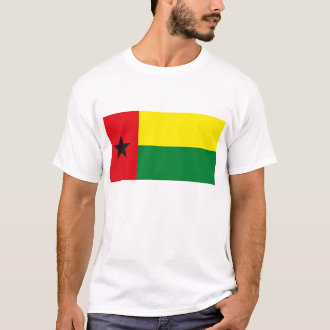 Guinea Bissau Flag T-shirt (Front)