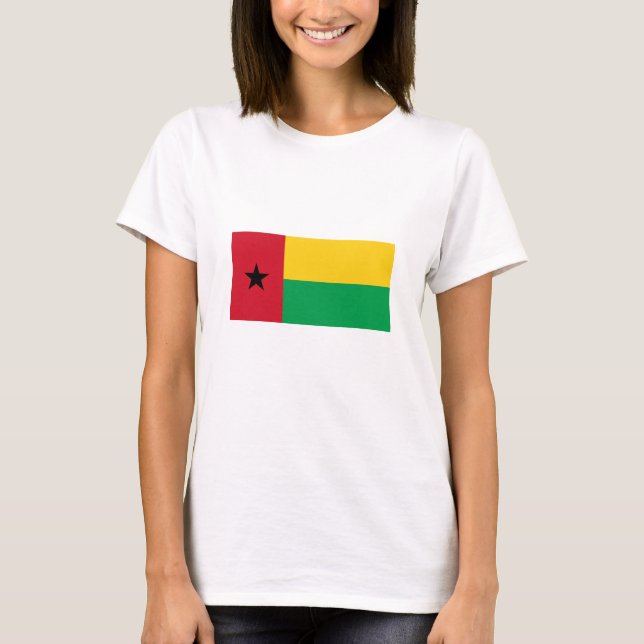 Guinea Bissau Flag T-Shirt (Front)