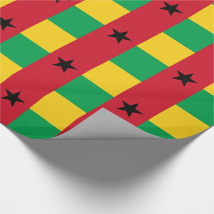 Guinea Bissau Flag Wrapping Paper
