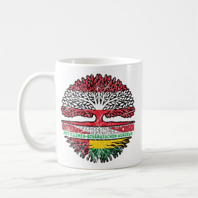 Guinea-Bissau Guinea-bissauisch Österreich Coffee Mug (Left)