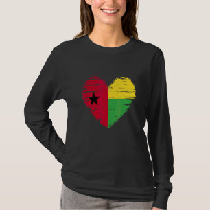 Guinea Bissau Heart Guinea Bissau Flag Guinea Biss T-Shirt