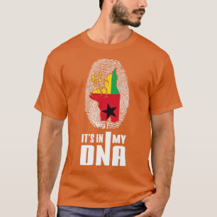 Guinea Bissau It's In My DNA Guinea Flag Map DNA F T-Shirt