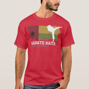 Guinea Bissau Karate Kata Martial Arts Women Girls T-Shirt