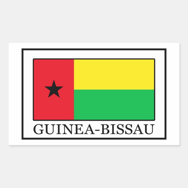 Guinea-Bissau Rectangular Sticker (Front)
