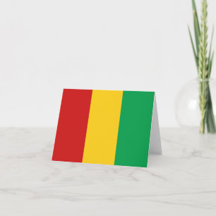 Guinea-Conakry Flag Notecard